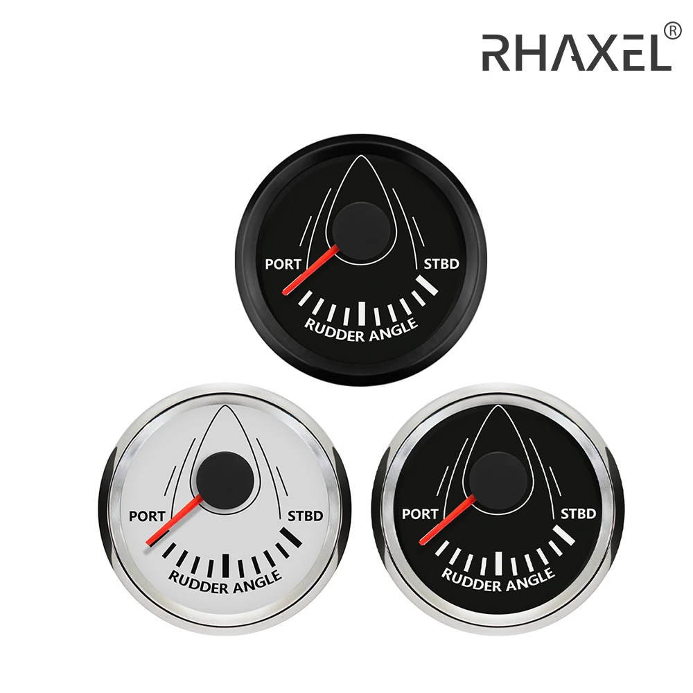 

RHAXEL лодка универсальный 52 мм 85 мм индикатор угла руля манометр 0-190 Ом сигнал 9-32 В с красной подсветкой