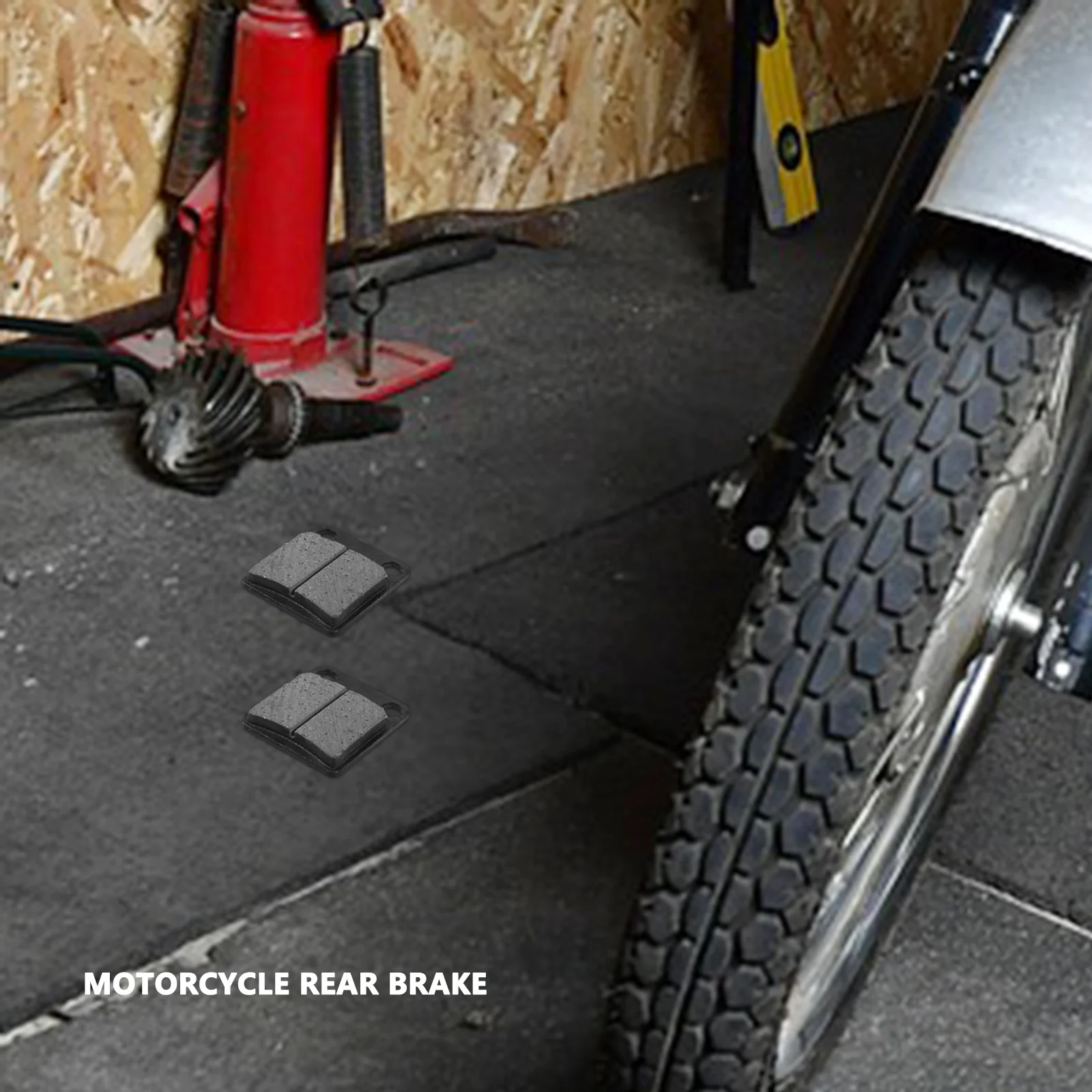 

1 пара задних дисковых тормозных колодок, комплект задних тормозных колодок для мотоцикла, стабильное торможение для мотоциклов, квадроциклов, внедорожников