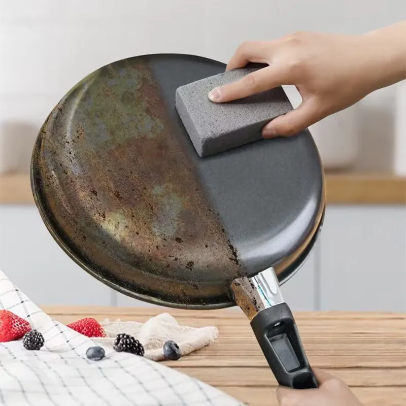 طوب تنظيف شواية الشواء ، حجر تنظيف ، طوب الخفاف ، رف ، مطبخ خارجي ، أدوات شواء ، 1-4 *