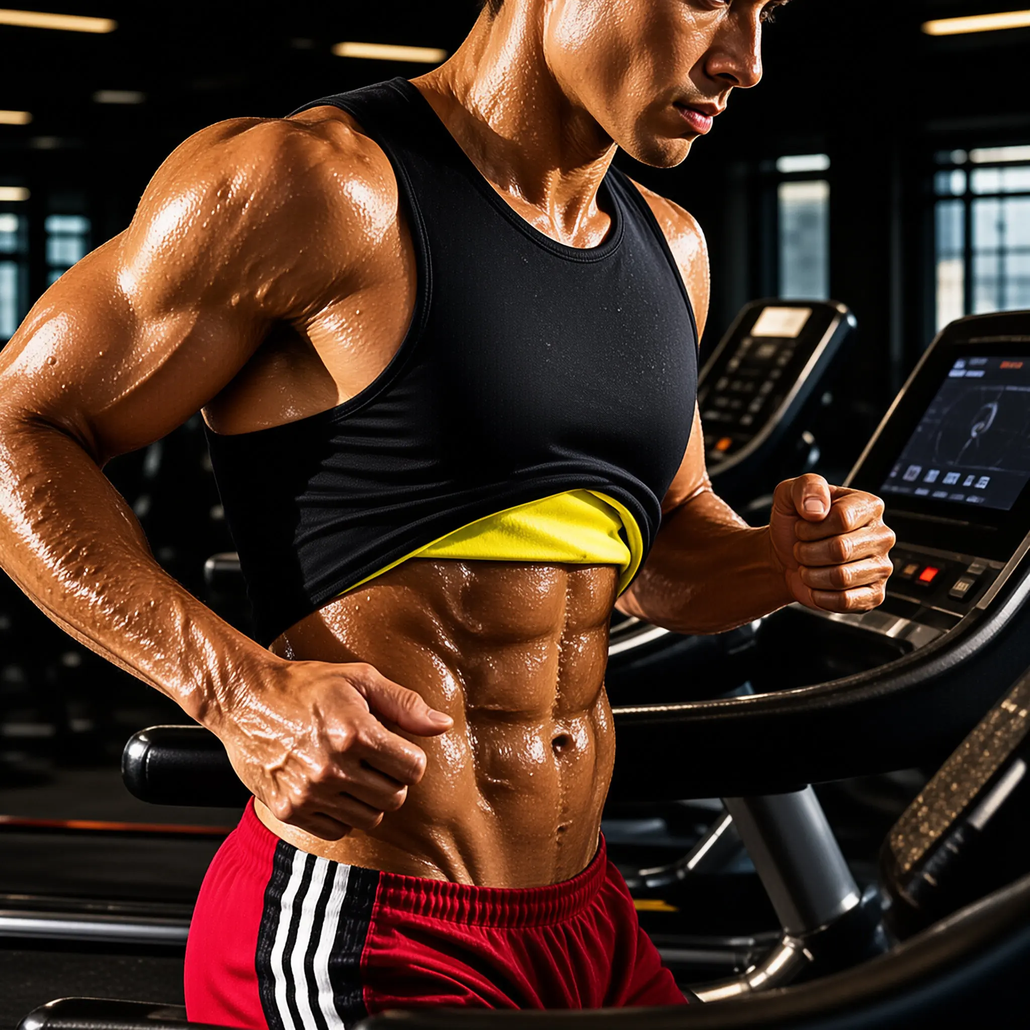 Men Slimming Body Shaper Clothes Sauna Sweat Vest Trimmer Belly Reducing Body Building Tummy Fat Burning Weight Loss Tank Tops 