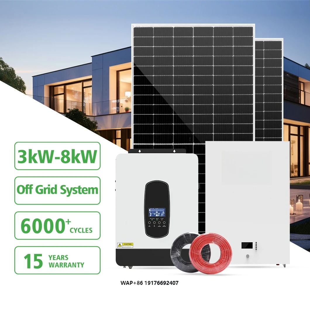 Home Use PV Complete Rechargeable 3KW 5KW System Off-Grid Solar ALL in One Solar Power System Cost