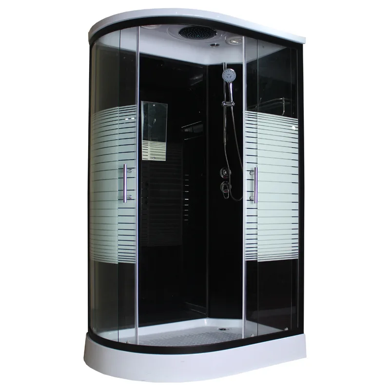

Integral shower room Acrylic tempered glass L-shaped integrated independent simple family bath Steam