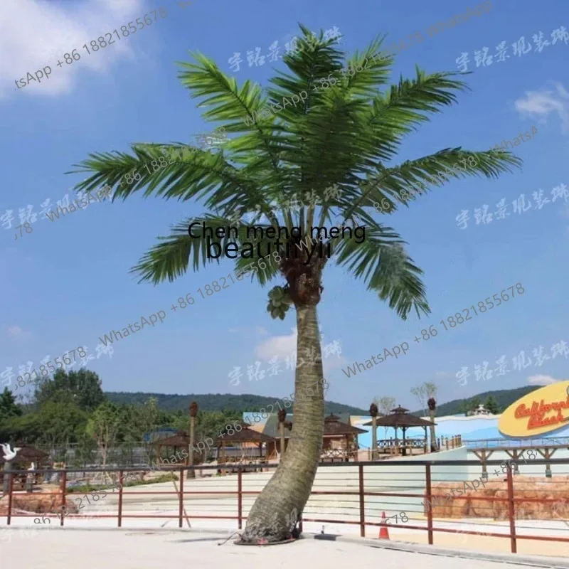 Simulated coconut palm tree indoor and outdoor shopping mall large tropical bionic king coconut silver sea jujube tree