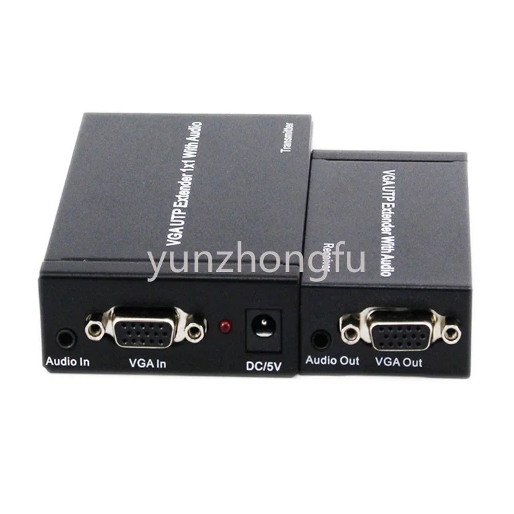 NS-V300 VGA Extender Single Cable To RJ45 Network HD Signal Amplification Extension Transmitter 300 M