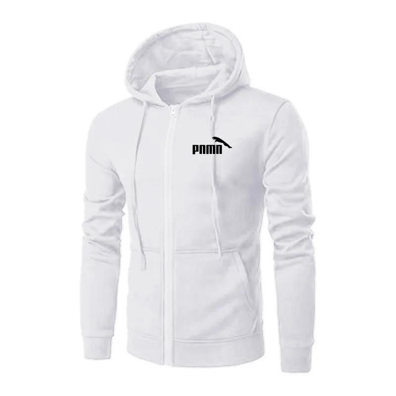 Autumn Men Sweatshirts Long Sleeve Jacket Hoodie Zipper Closure Jacket Male Hoodies Sweatshirt Slim Fit Male Clothing - Image 3
