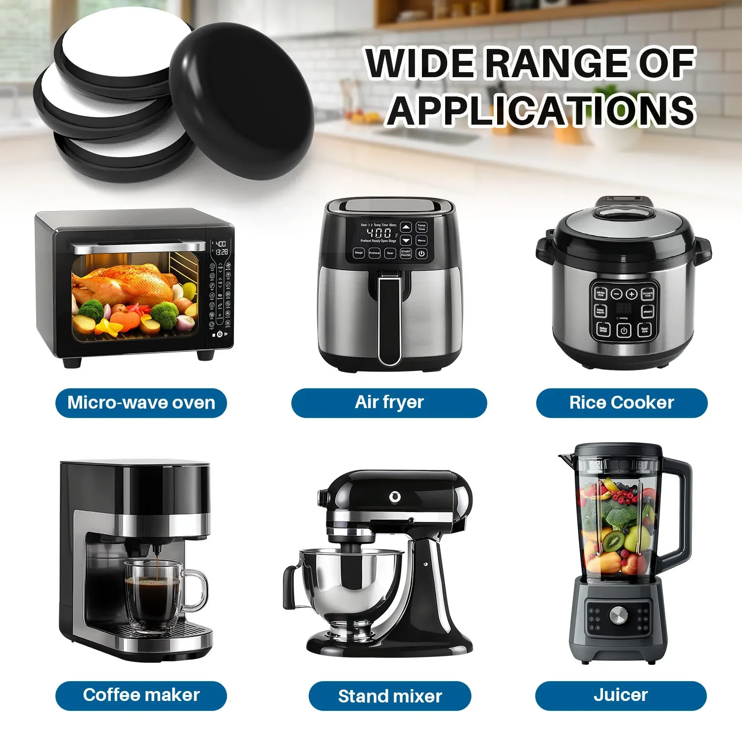 24/4 個アプライアンス家具スライダー簡単に移動スリップマットアンチスクラッチ重い家具肥厚移動パッド床プロテクターマット