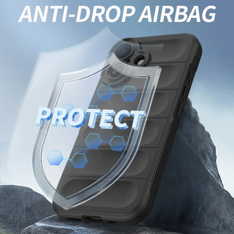 For iPhone 16 Case Silicone Liquid Shockproof TPU Rubber Protector Phone Case For iPhone 16 Cover For iPhone 16 Pro Max Case