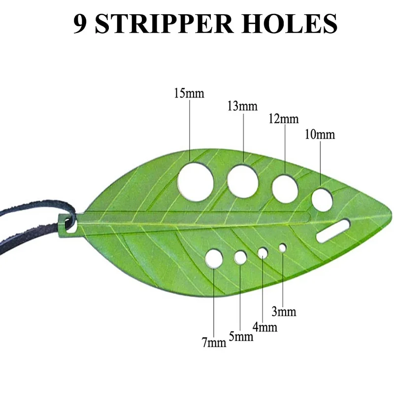 Herb Stripper 9 Holes Stainless Steel Leaf Stripping Tool with Safety Cover for Kale Chard Collard Greens Thyme Basil Rosemary