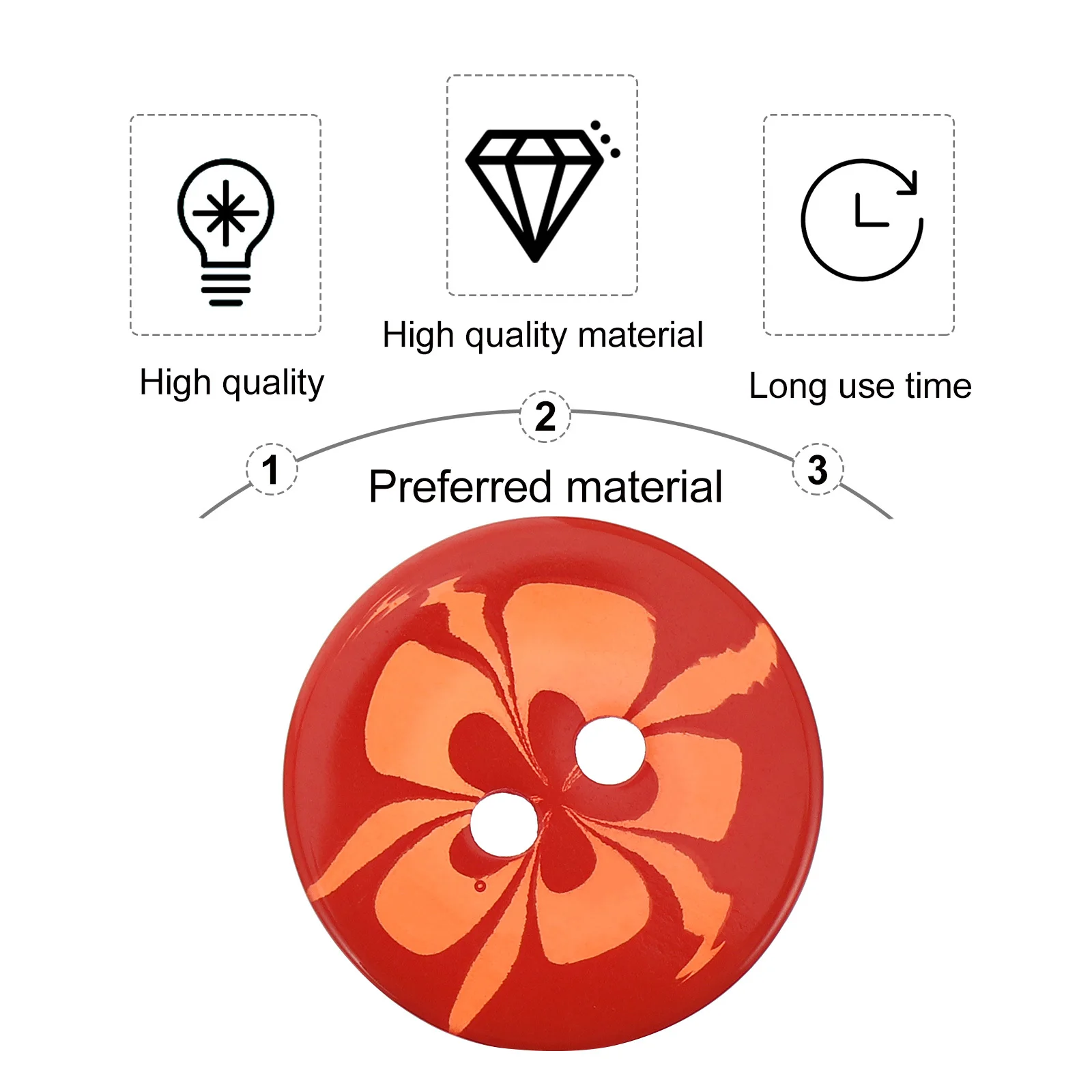 

1000pcs Resin Buttons Mixed Color Craft Sewing Diy Painting Scrapbook Kids Activities Sorting Game Shirt Knitting Decorative