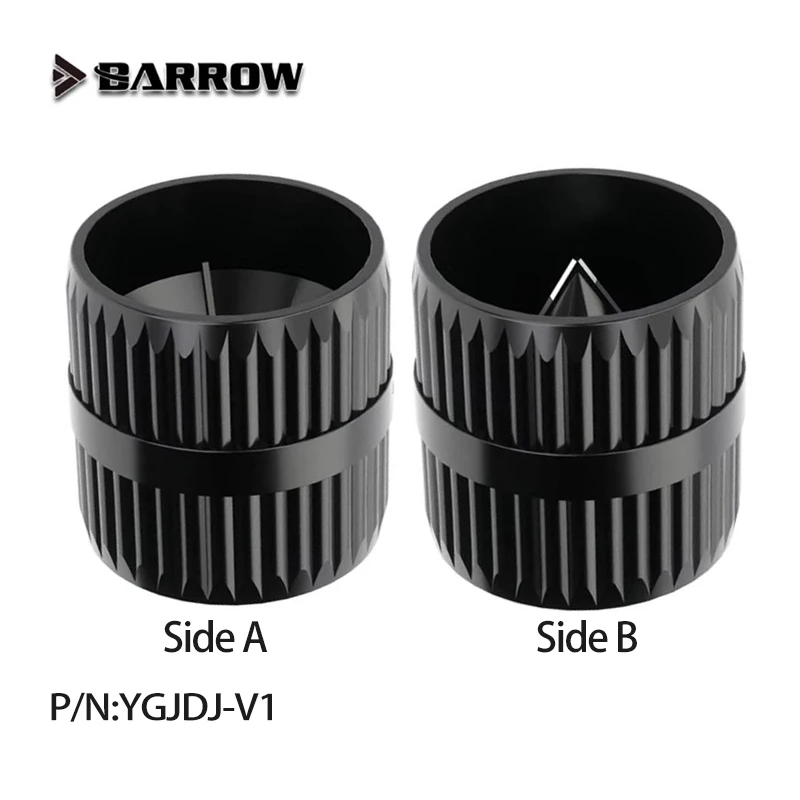 バロー YGJDJ-V1、PC水冷ハードチューブ面取りシンプル手動リジッドチューブ面取り装置 ブラック