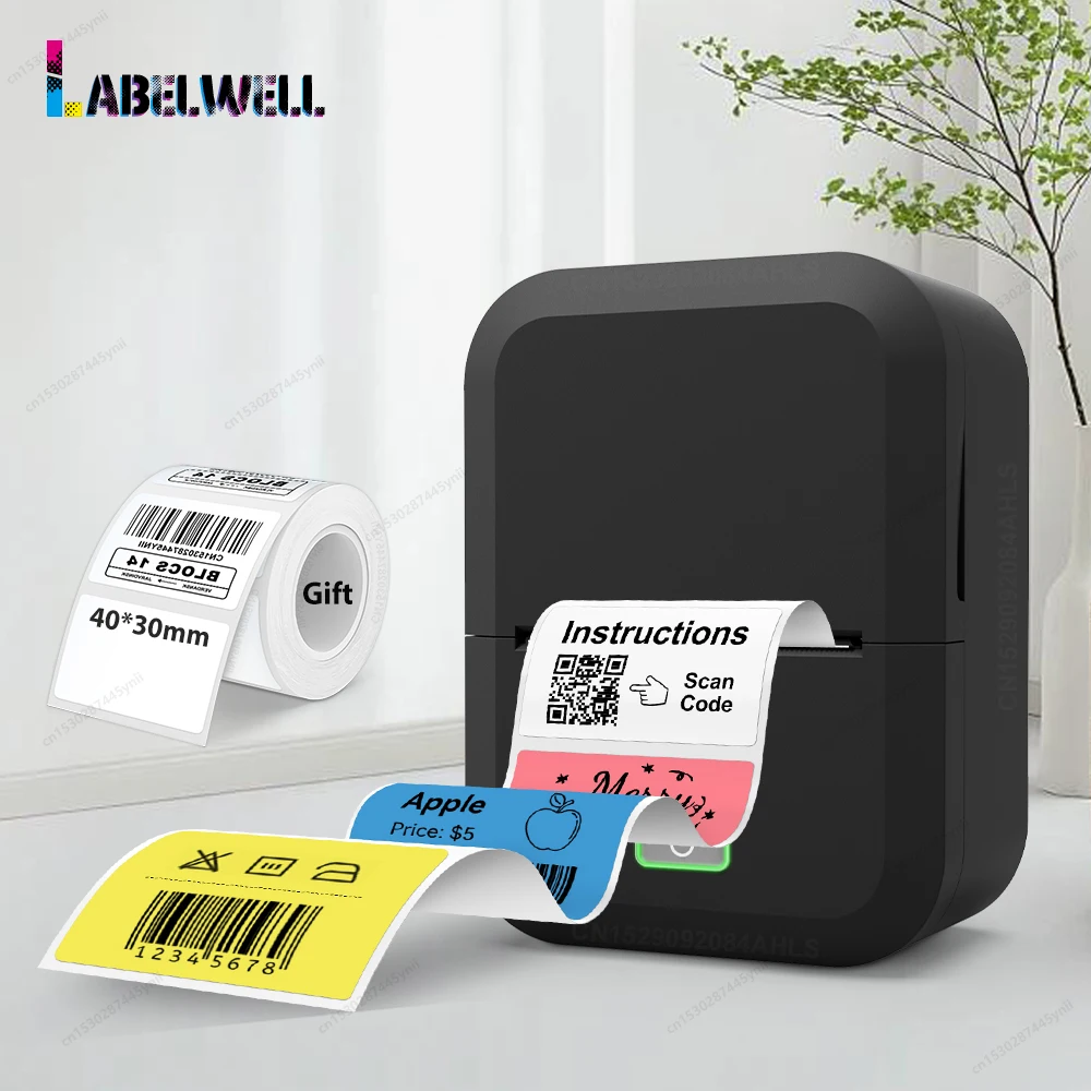 

Mini Label Printer X2 Similar as B21 B1 M110 E210 Marklife P50 Wireless Bluetooth Thermal Label Maker Or 1PK Adhesive Label Tape