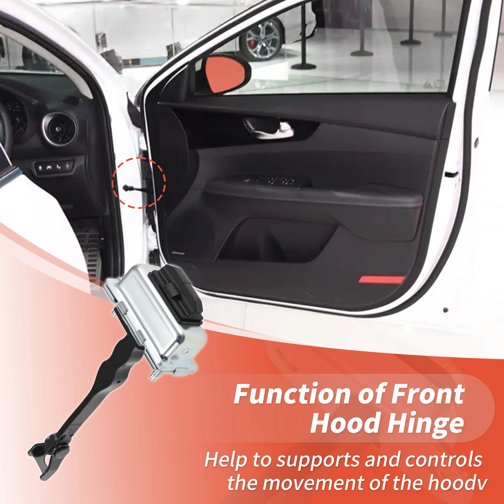UXCELL Front Left/Front Right Door Check Strap for Buick Envision 2016-2020 No.23368517