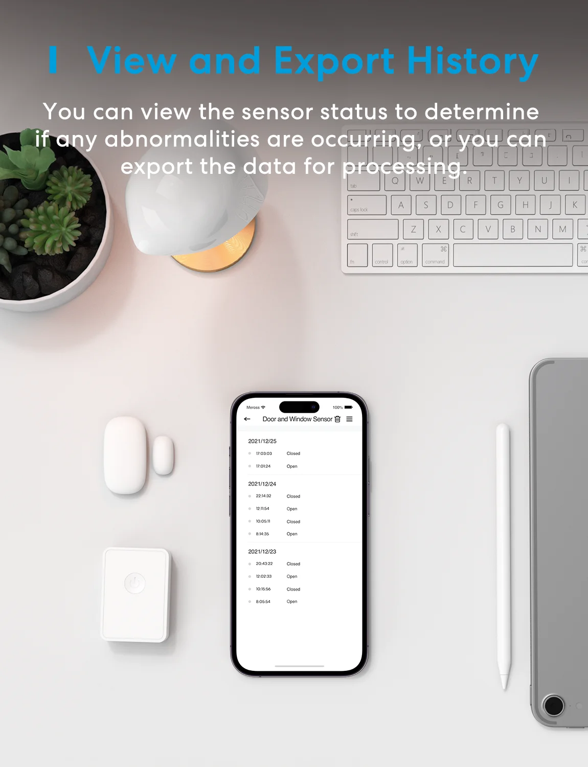 Meross Homekit Wi-Fi дверной датчик датчик окна умный дом беспроводной детектор двери приложение дистанционное управление для Alexa Google Home