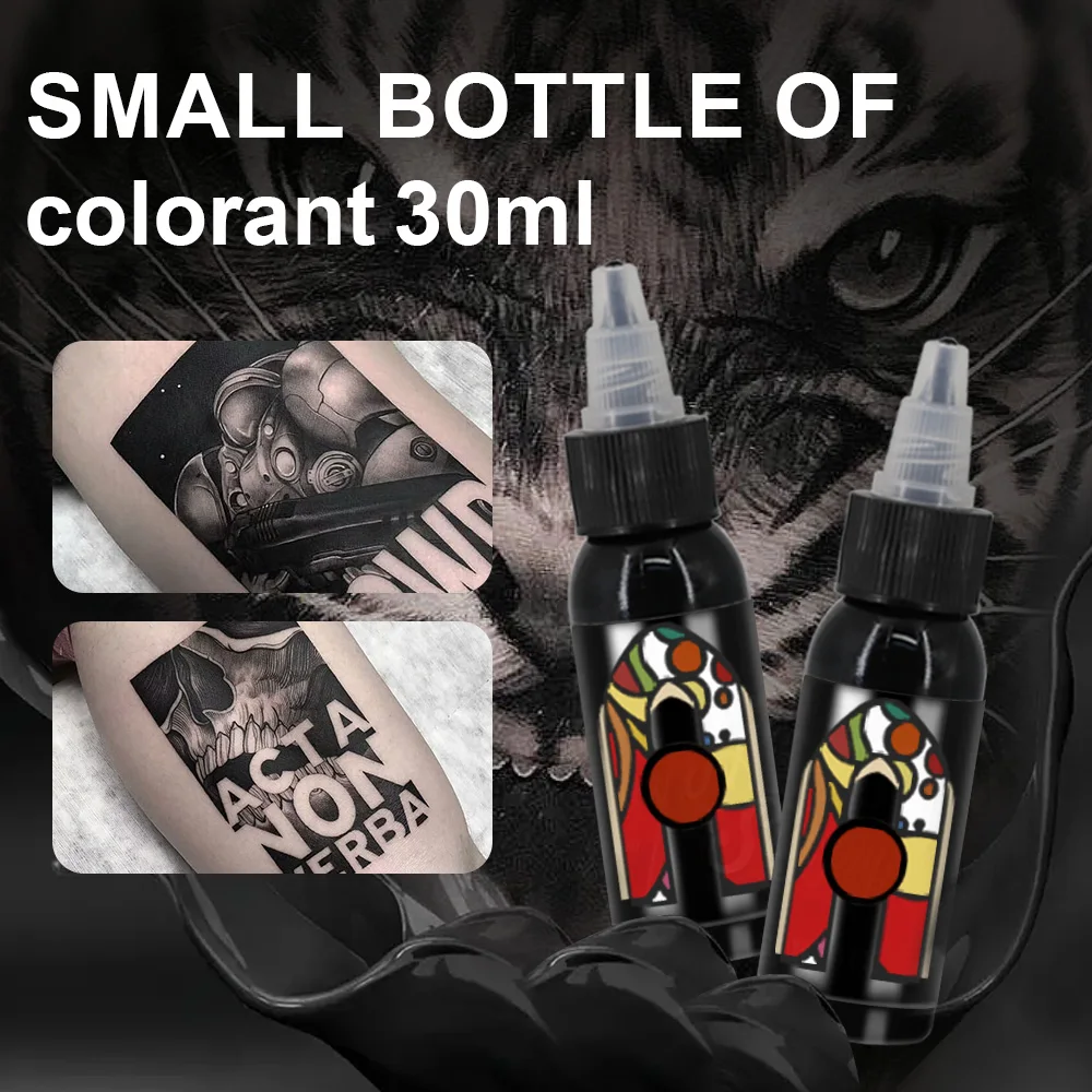 

JC 1oz/8oz black Tattoo Ink Pigment Body Art Tattoo Kits Professional Beauty Paints Makeup Tattoo Supplies Semi-permanent