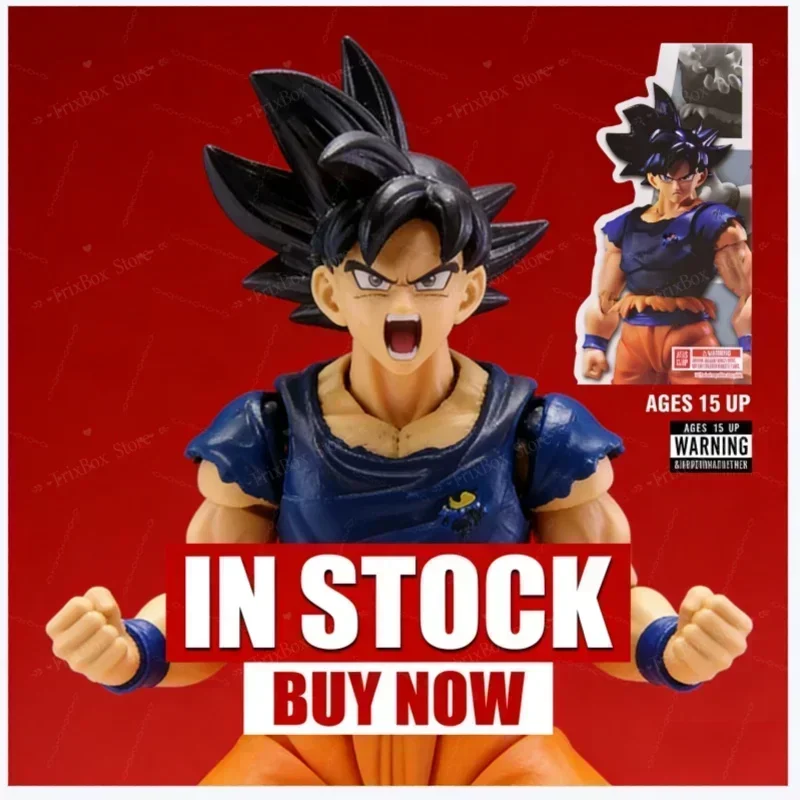 

HOT New IN STOCK Dragon Ball Figures Super Son Goku Migatte No Goku Kizashi Action Figure Joint Movable Collection Birthday Gift