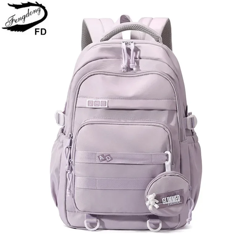 

Backpack Student Girls Kids Middle School Simple Backpack Teenage Boys Lightweight Backpack Large Capacity Book Bag