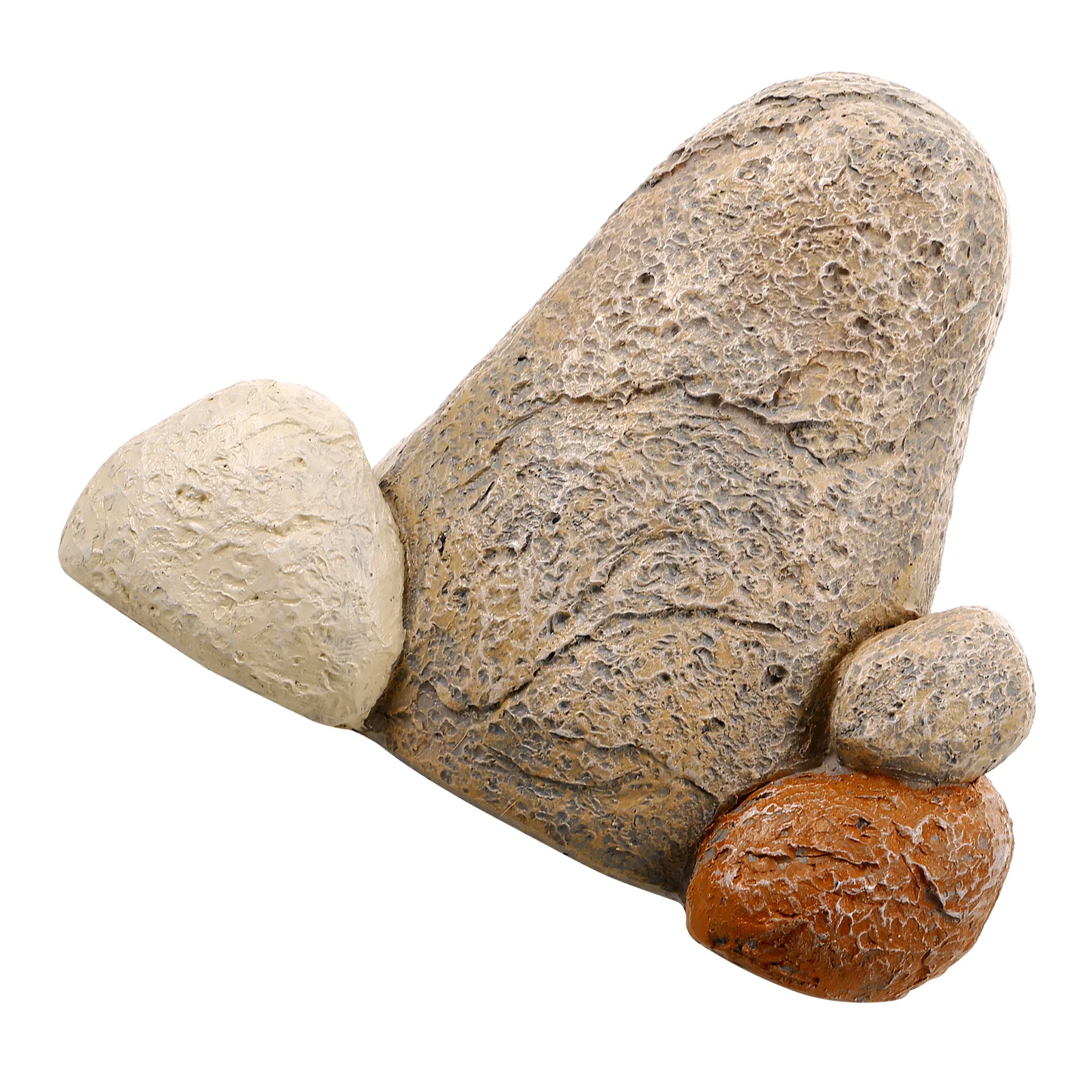 

Key Hider Stone Shape Holder Outdoor Fake Concealer Storage Boxes Ornaments Hidden for outside Resin