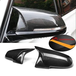 Para bmw série 3 f30 f31 320i 328i 330i 335i sedan & touring auto espelho retrovisor do carro capa guarnição estilo de fibra carbono