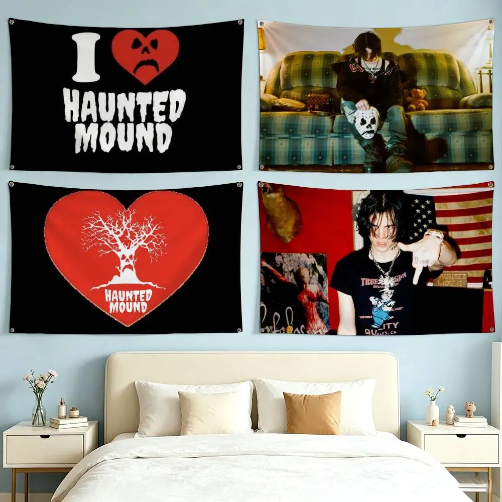 Sematary Haunted Mound Harold USA  Flag Suitable For Party Club Outdoor Interior Wall Decoration Banner Fans Gift