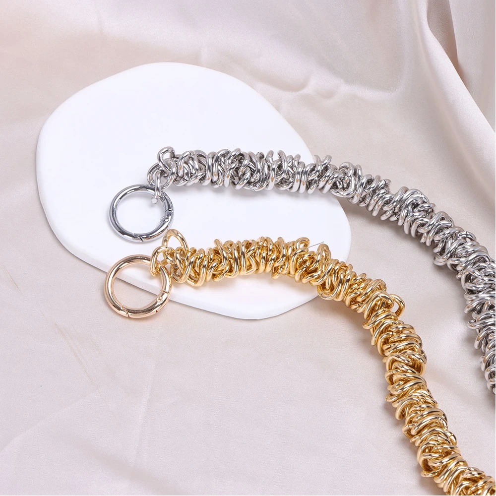 Irregular Bag Chain Strap For Bags Gold Silver Metal Bag Chain Strap DIY Purse Handbag Handles Shoulder Bag Chain Accessories