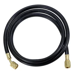 1.5m R410 AC Hose Charging Hose Tube Kit Low Loss Fittings Durable 59 Inch Refrigerant Air Conditioning Manifold Gauge