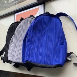 YUDX Miyake Pleated Japanese Series New Fold Lightweight Solid Color Backpack for Women Weight Light Capacity Fanny Pack Women