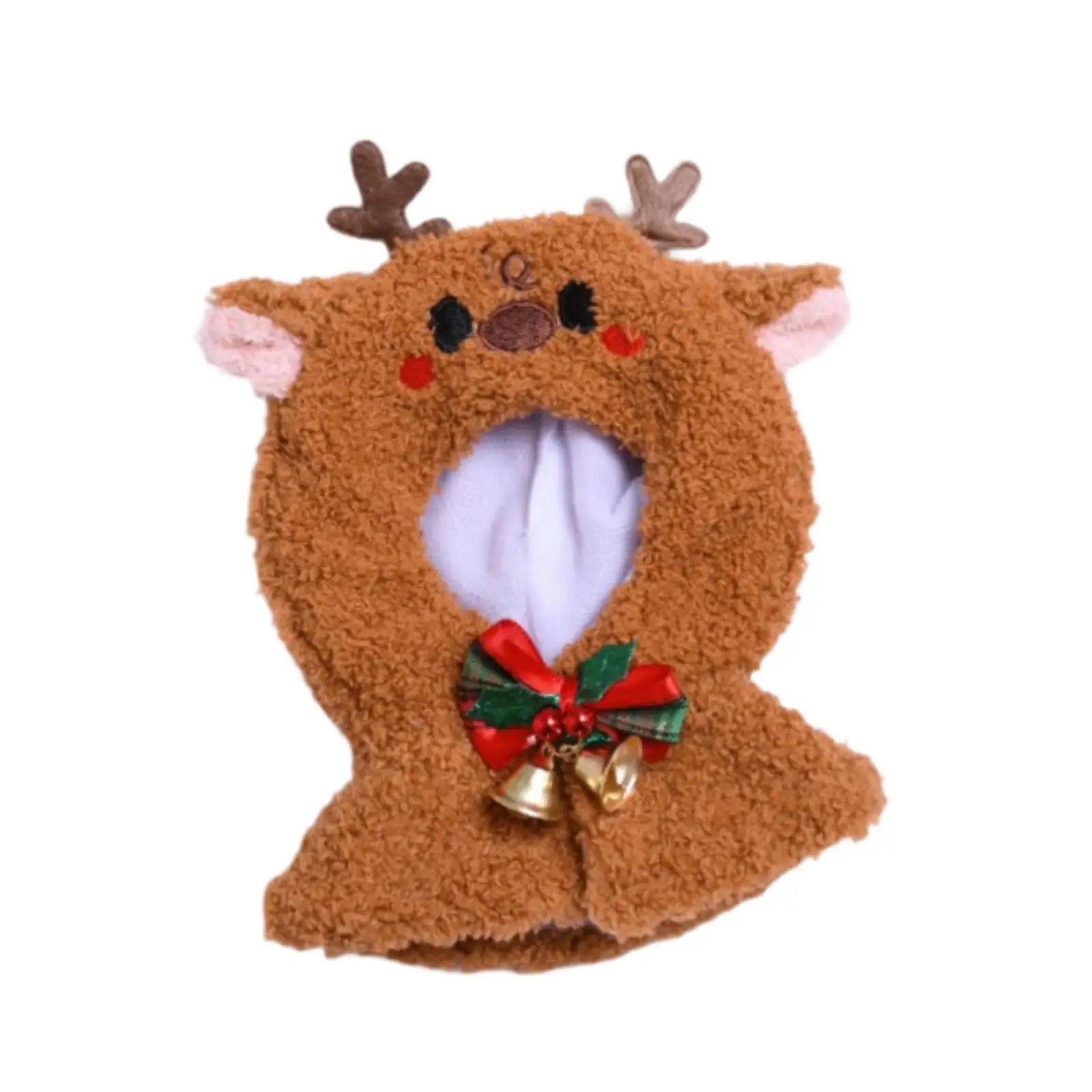 Mini Fabric Plush Doll Shawl Cloak Outfit Dress Up Clothes for 15cm 17cm Girl Dolls Gift Accessories