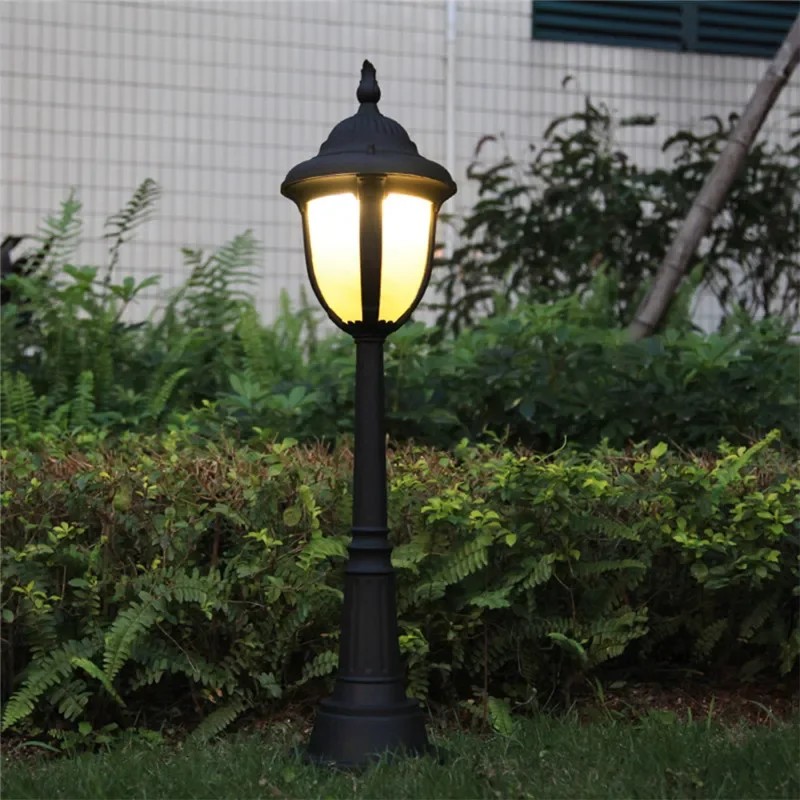 AOSONG-Contemporânea Outdoor LED Lawn Lamp, impermeável Villa elétrica, Jardim Pátio, Residencial Quarters