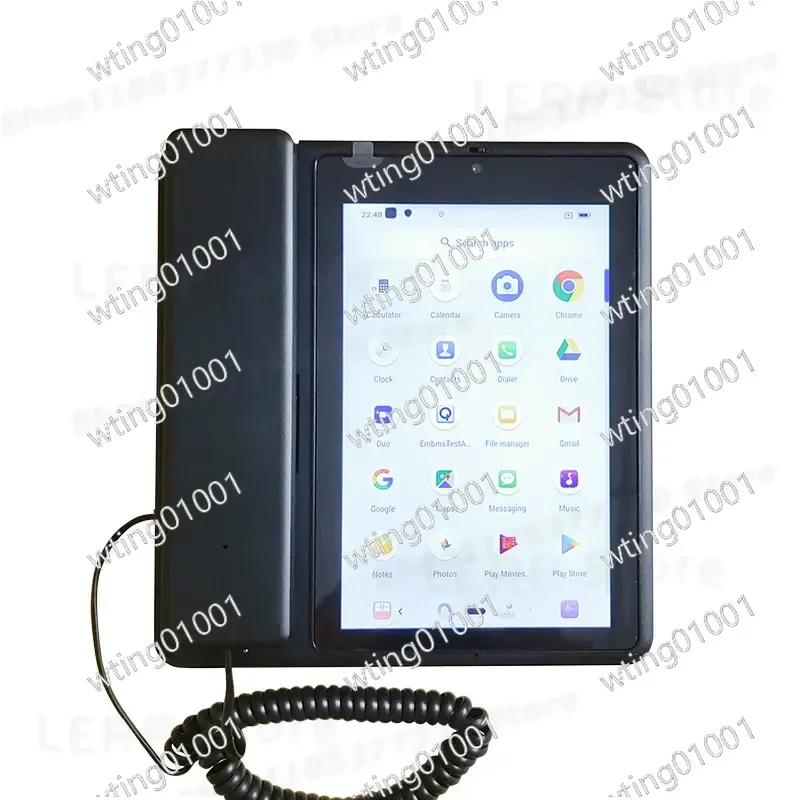 for Android 9 8 Inch Smart Landline Phone with Video Calling 3G Dual SIM Dual Standby 5MP Camera 32GB Storage HD Screen