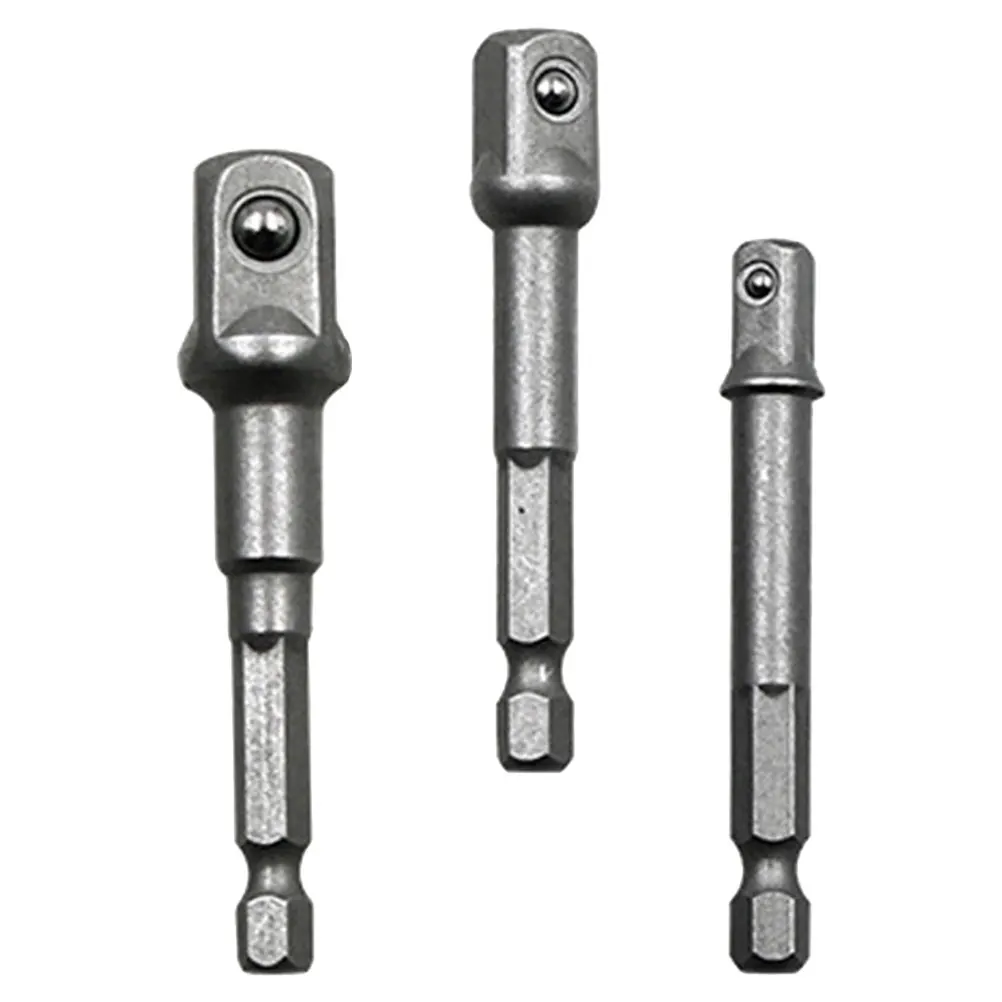

3pcs Electric Joint Heavy Duty Socket Adapter Power Nut Bit Drill Chuck MultiSize Wrench Extender Wrench Extender Tool Tool
