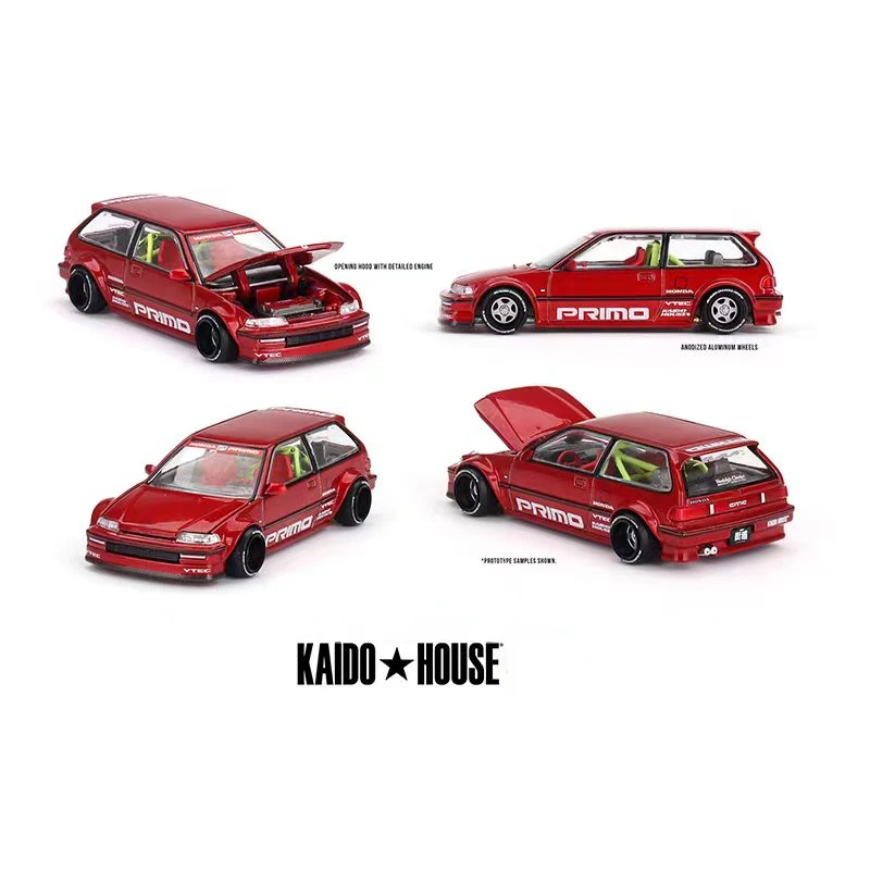 Kaido House+MINIGT 1:64 EF V2 Alloy Car Model 156#