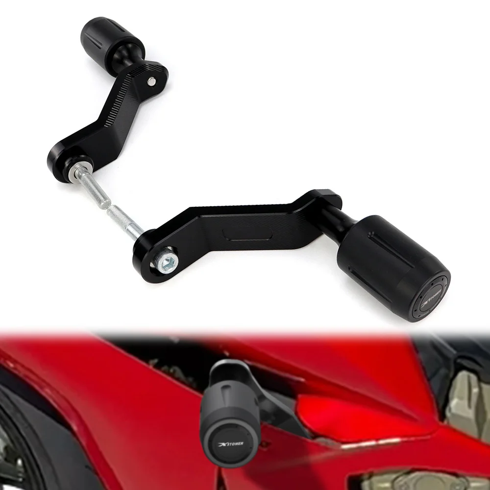 

Motorcycle Aluminum Falling Protection Frame Slider For Ducati Panigale V4 V4S V4 S 2025- Fairing Guard Anti Crash Pad Protector