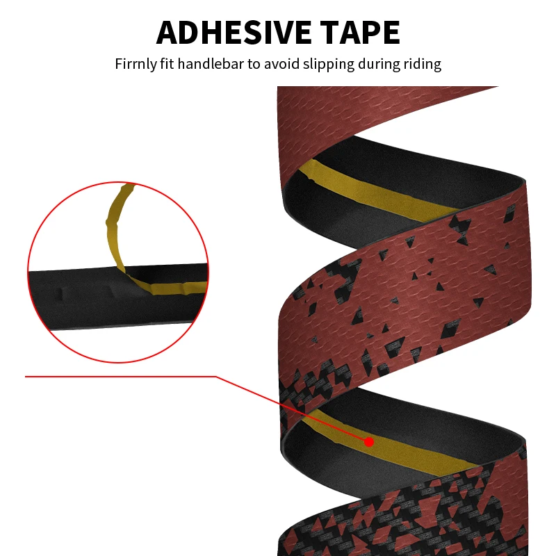 BUCKLOS Bicycle Handlebar Tape Anti-Slip EVA+PU Bicycle Handle Bar Cover Anti-Slip Road Bike Wrap Bar Soft Sponge MTB Tapes view 6