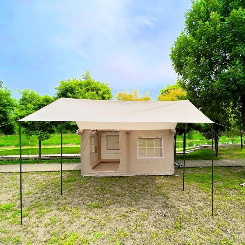 Luxury Waterproof Camping Outdoor Inflatable Tent Cabin Cottages Terylene Tents