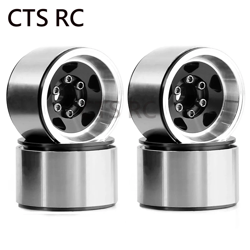 

4pcs 1.0" Metal Beadlock Wheel Hub Wheel Rim For 1/18 1/24 RC Crawler Car TRX4M Axial SCX24 AX24 Upgrade Parts