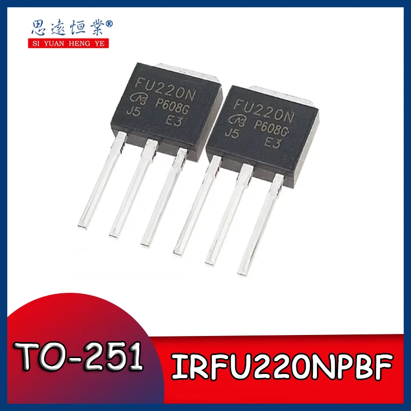 10pcs Brand new original IRFU220NPBF TO-251 transistor FU220N N-channel MOS field-effect transistor