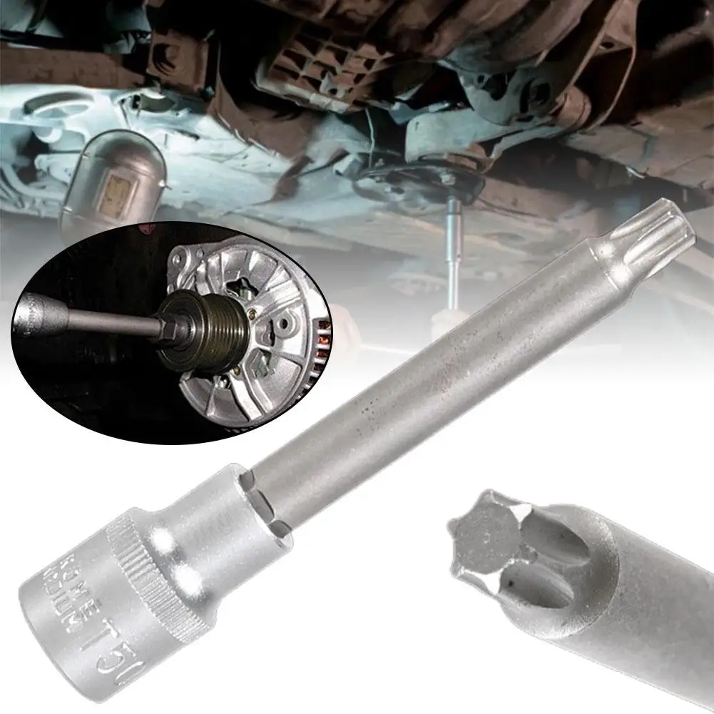 

Teeth Tool Alternator Pulley Center-Bolt Remover Socket With 33 Puller Eeth Drill Remover Bit Socket Wrench Tool T0O5