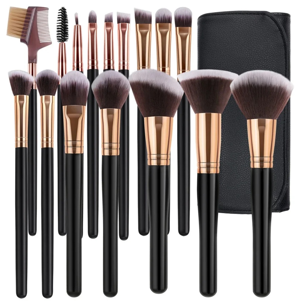 

16pcs Makeup Brushes Set Soft Fluffy For Cosmetics Foundation Blush Powder Eyeshadow Kabuki Blending Makeup Brush Beauty Tool