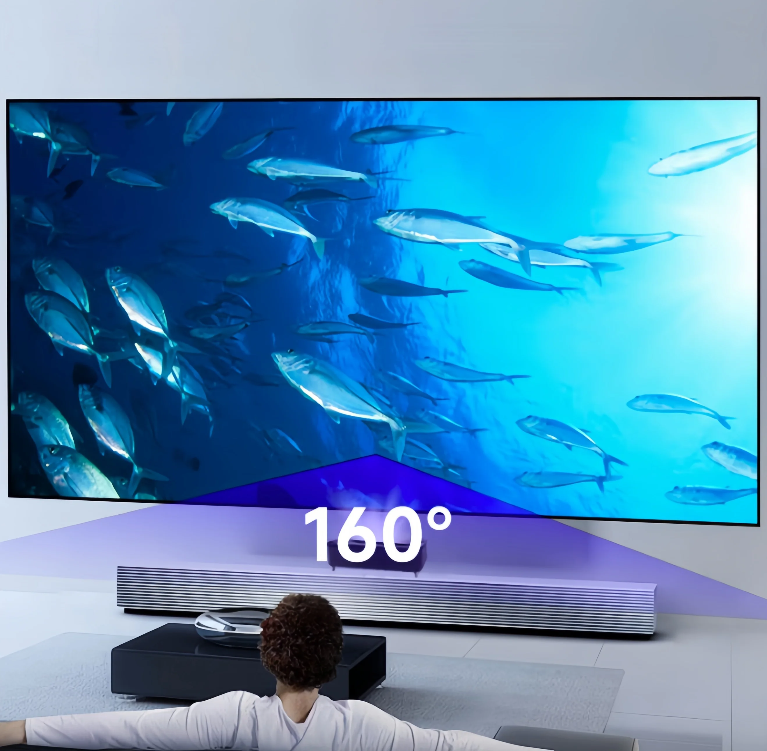 2026 NEW PET Black Crystal Frame Projection Screen 130