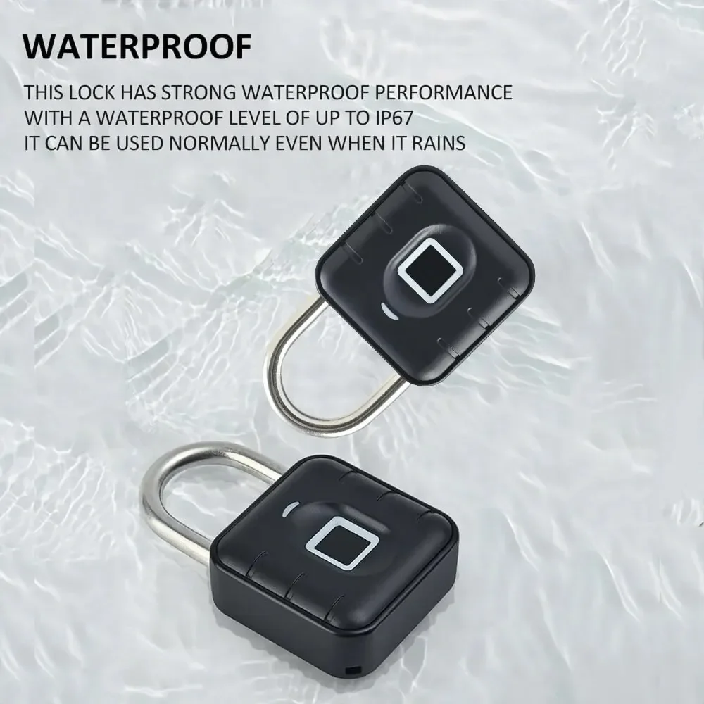 Tuya IP67 Waterproof smart password keys Home waterproof padlock Student dormitory drawer lock Warehouse garage door lock