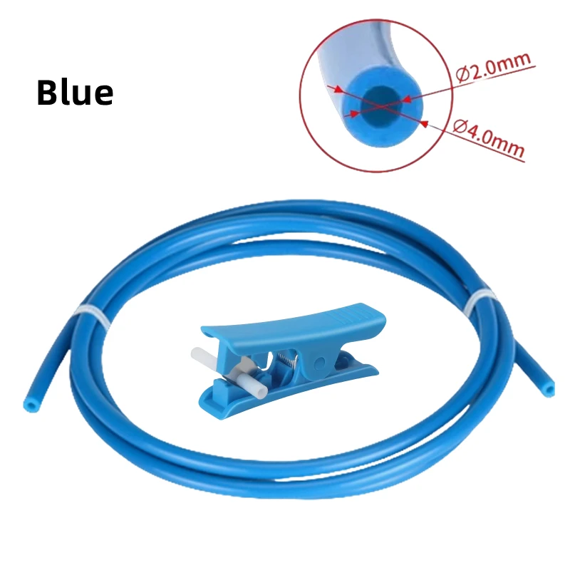 1/2/4M Bowden-Extruder PTFE-Schlauch für J-Head Hotend V5 V6 1,75mm Filament ID 2mm AD 4mm Teflonrohr für Ender 3 3D-Drucker-Teile