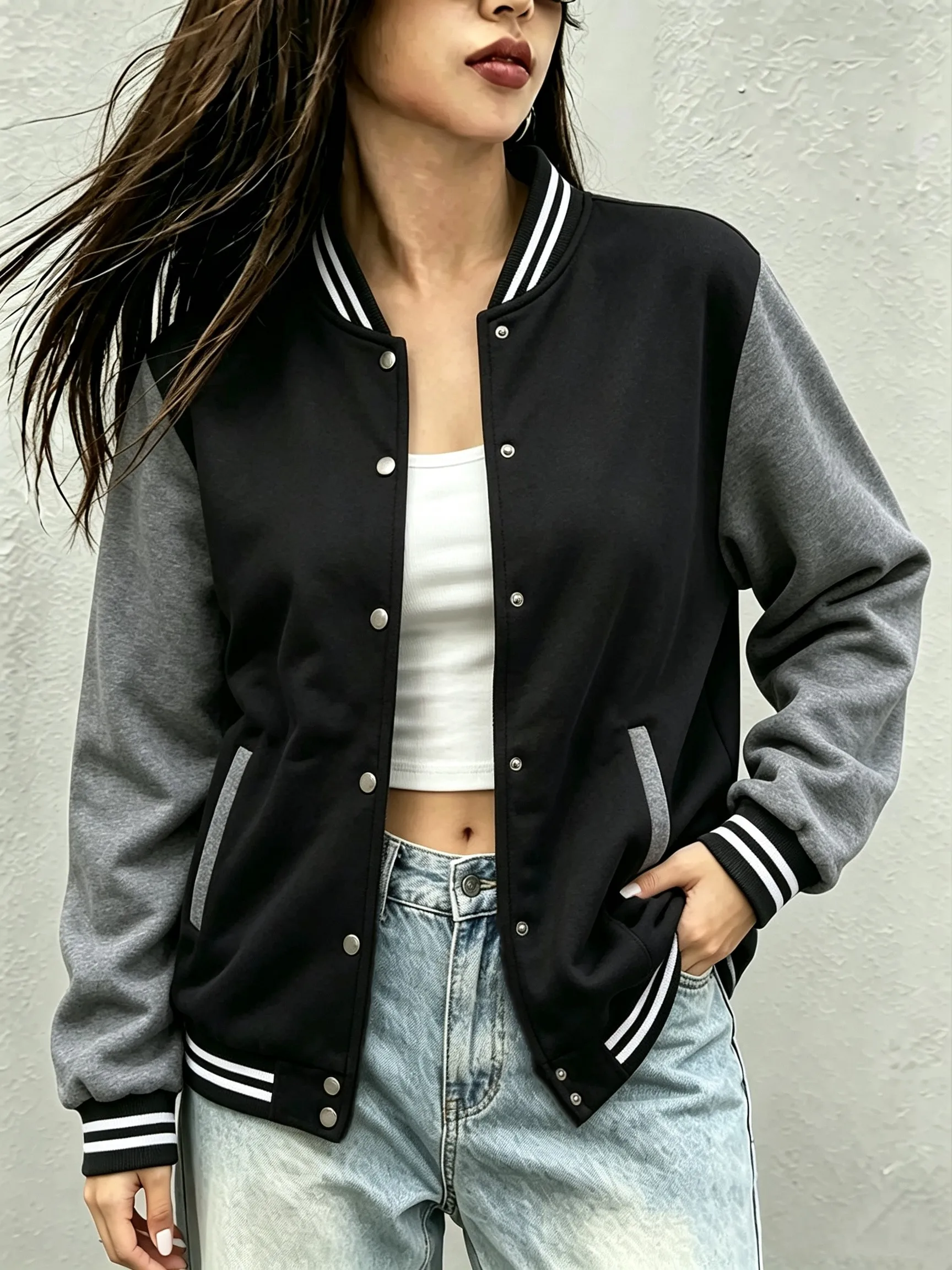 Unisex Hip Hop Button Baseball Jersey Autumn Basic jackets Comfortable Soft Streetwear loose Casual Sportswear Sport womanswear