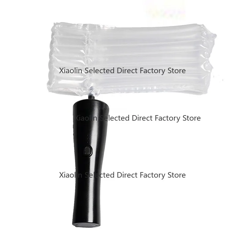 Portable air column bag and roll inflator, cushioning packaging air cushion machine, logistics packing machine