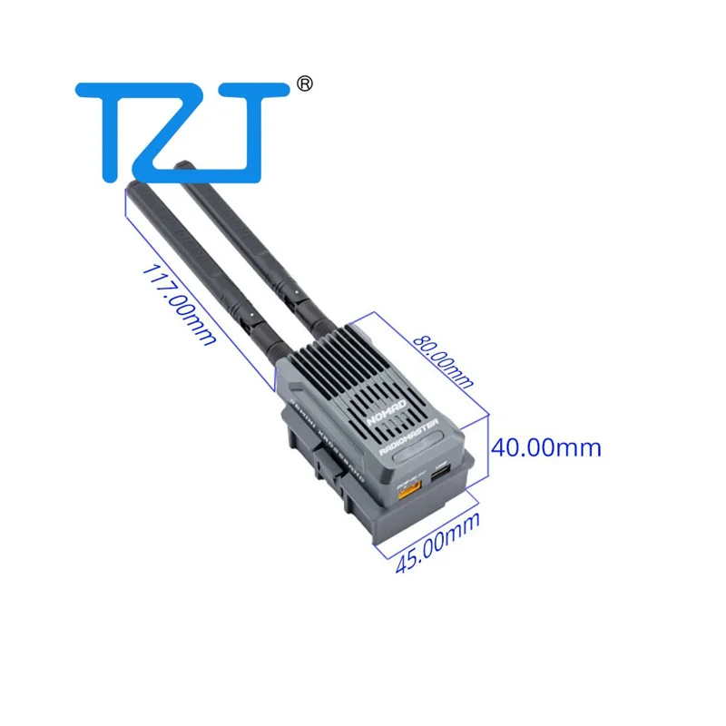 TZT Nomad Gemini Xcrossband ELRS Dual 1W ExpressLRS Module 2.4GHz/900MHz 2xLR1121 RF Transceiver with Nano Adapter