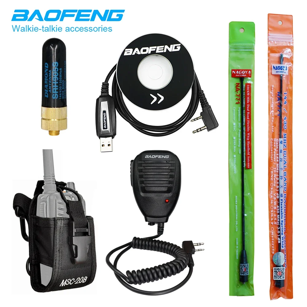 

Original 2022 New Model for Baofeng Walkie-talkie Accessories for Uv-5r Uv-82 Uv9r Plus BF-888s and All Other Accessories