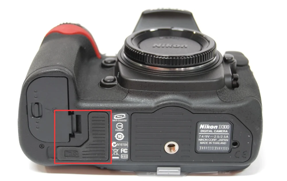 Tampa de cobertura de corpo de borracha para nikon, d300, d300s, d700, em forma de l