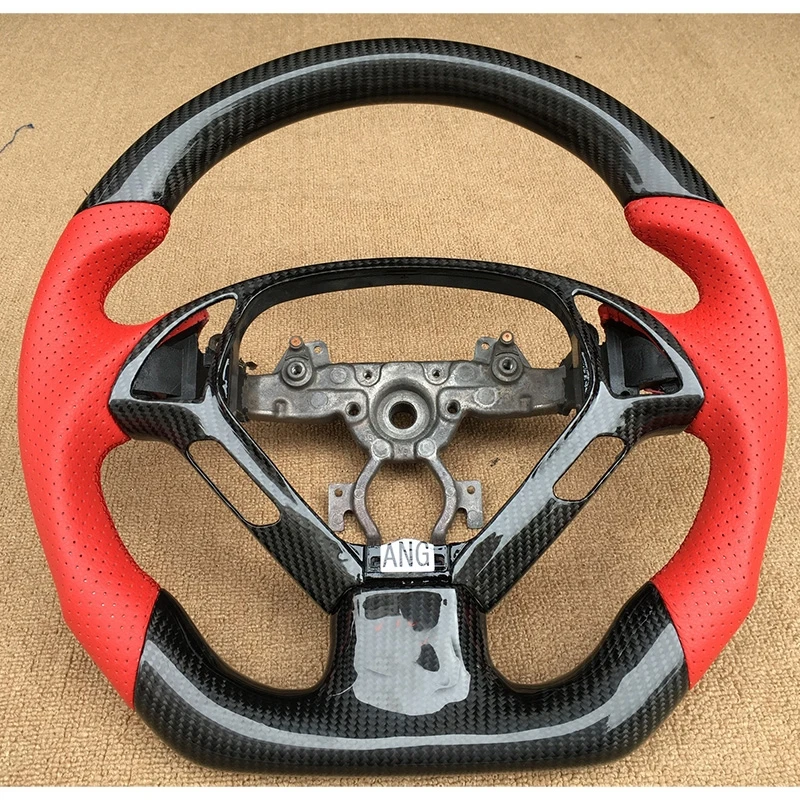 

Customized 100% Carbon Fiber Leather Alcantara LED Forged Steering Wheel For Infiniti G Series EX QX50 Q50 G37 G25