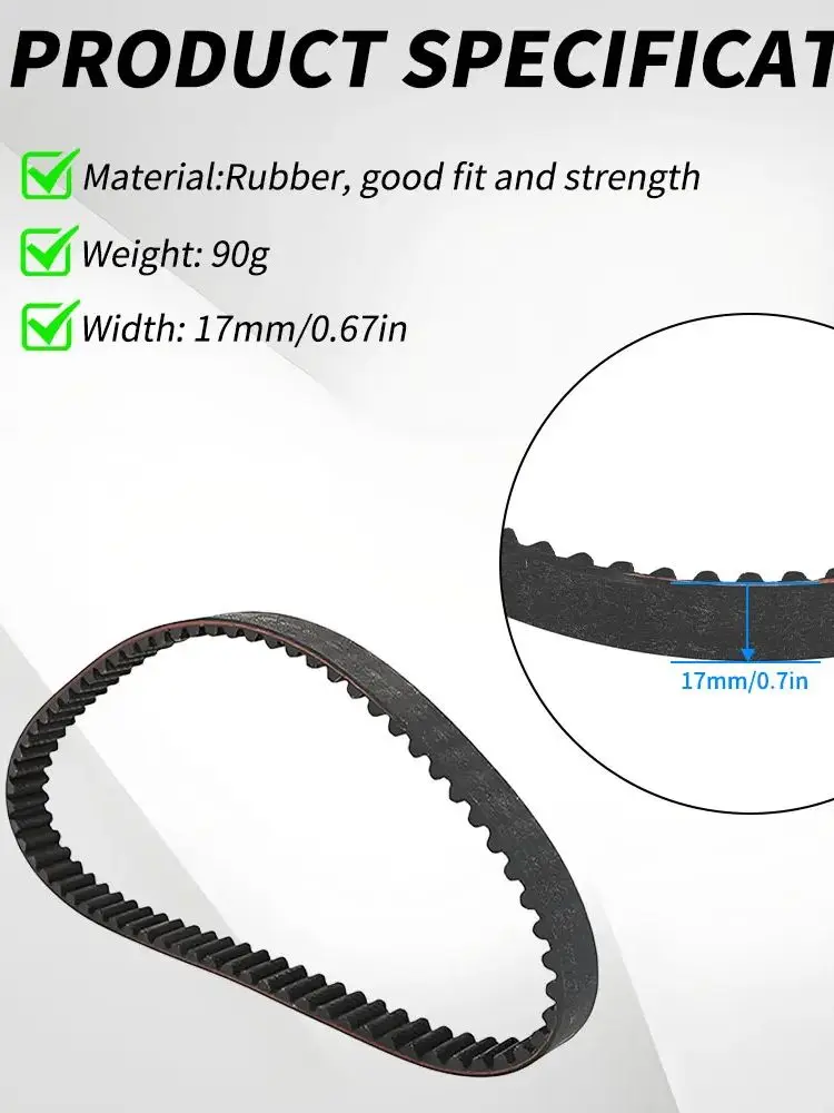 AliExpress JFGRACING Motorcycle belt drive belt E-Bike gearbox belt Belt transmission universal for Sur-Ron Lightbee S X 560-8M electric dirt bike