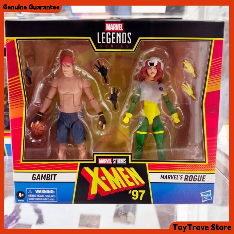 

New Original Marvel Legends Series Gambit And Rogue (X-Men '97) 15cm Collectible Comics-Inspired Action Figure Model Toys