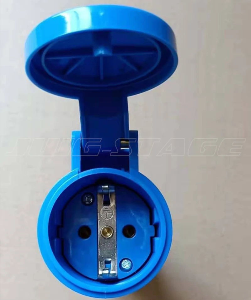 16A 2 Core Power Cable Connector Plug Industrial Power Wires